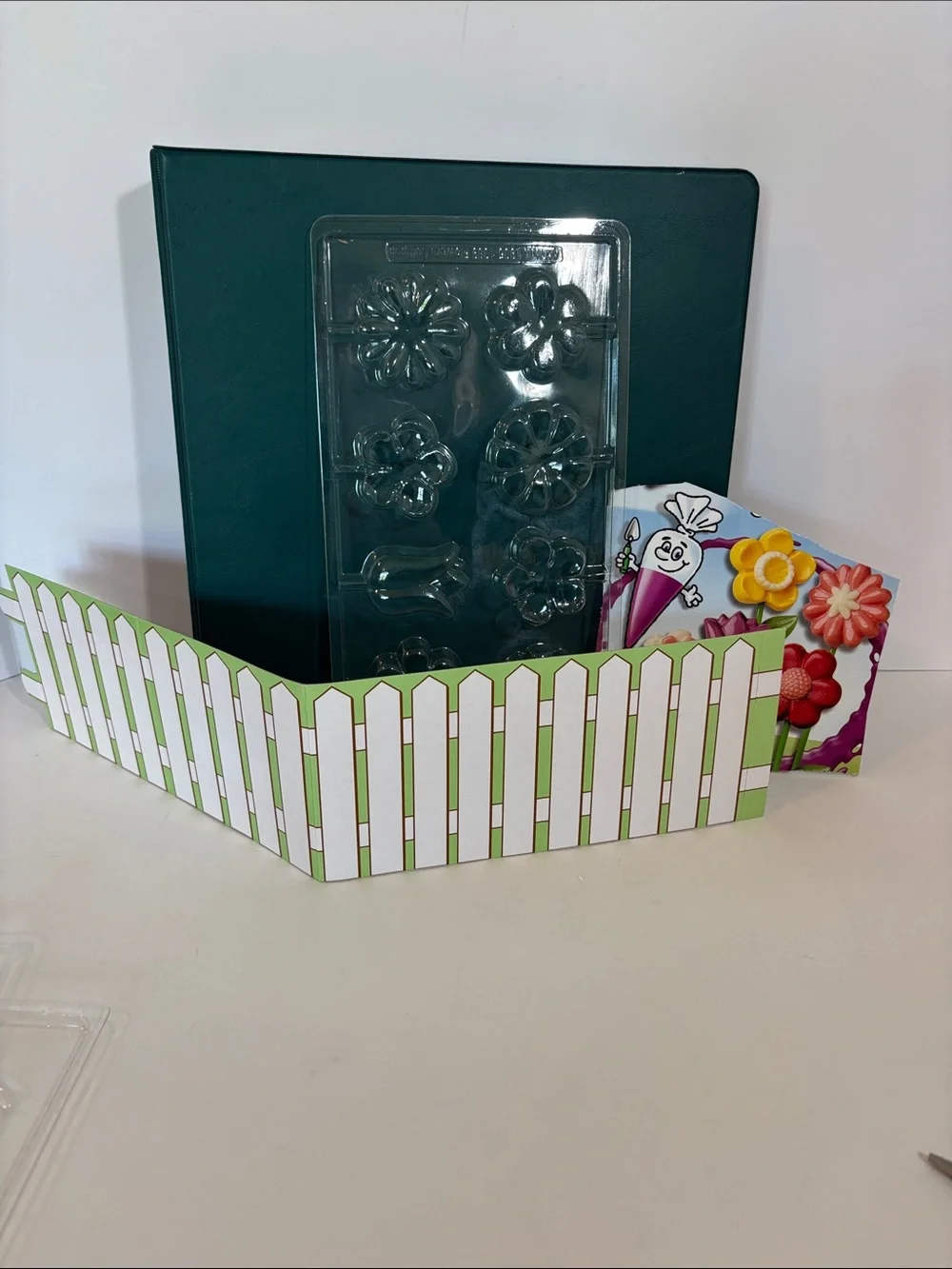 Wilton Clear Candy Mold Set with stars, shells, flowers.
